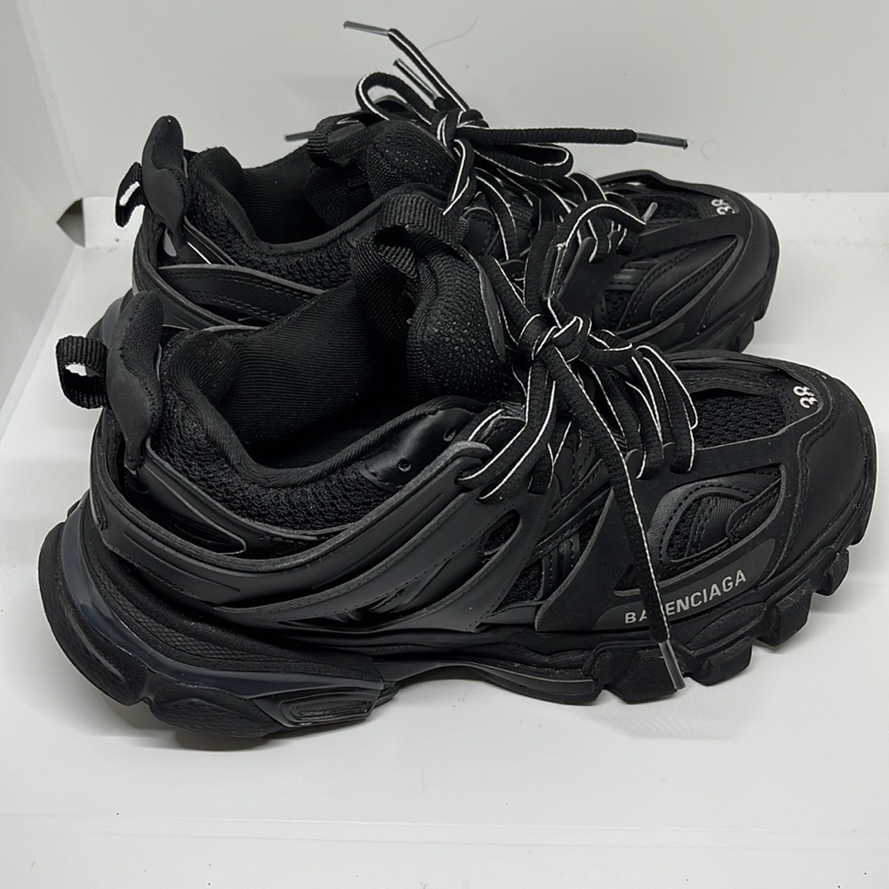 Balenciaga track sneakers. Black shoes